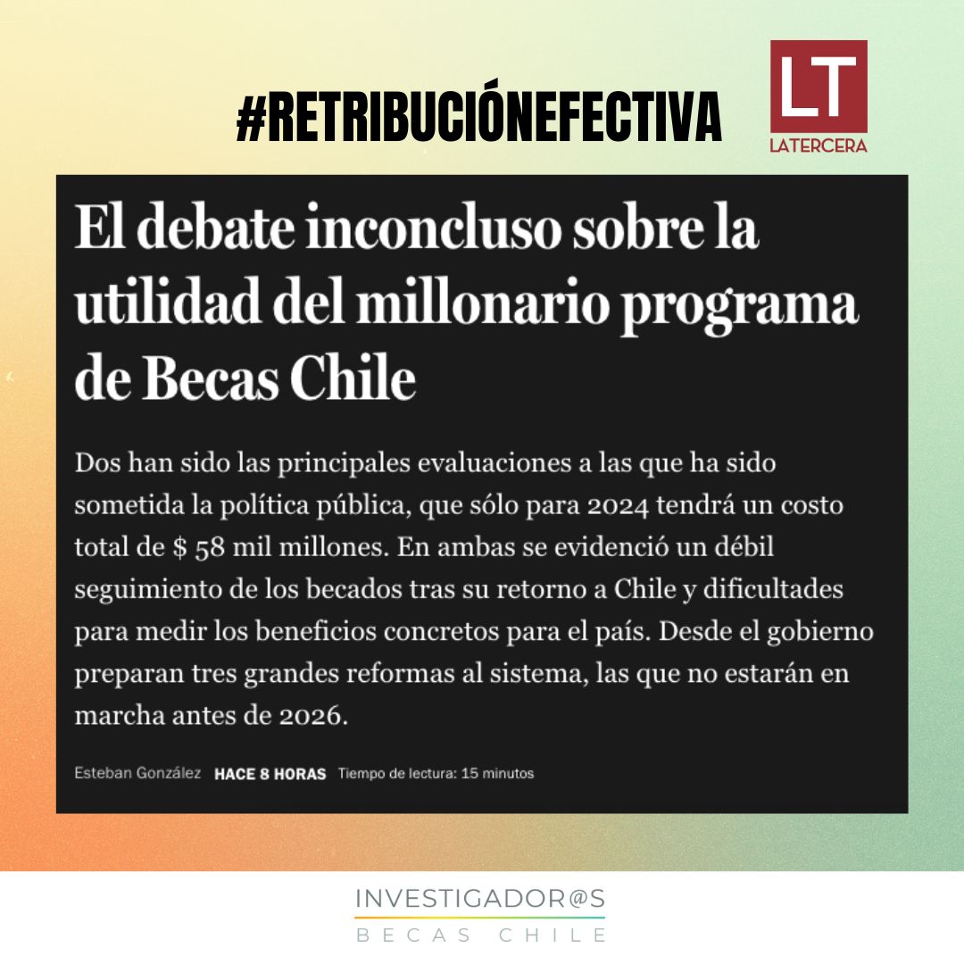 Investigador@s Becas Chile tweet media