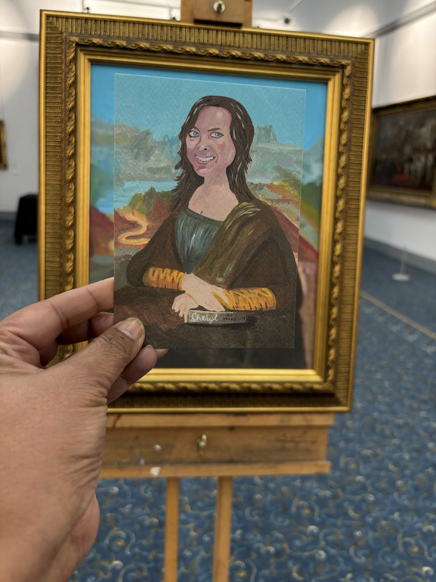 ⁦<a href="/joelycett/">Joe Lycett</a>⁩  making art with my free postcard 😊