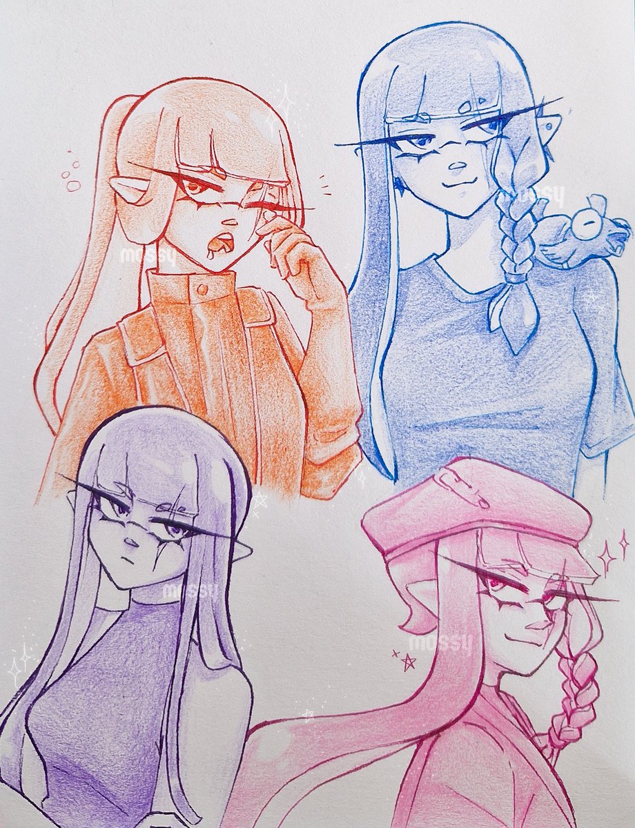 mossyquartzYT's tweet image. "Please stop napping on the job"
- Mr Grizz, probably 
#splatoonart