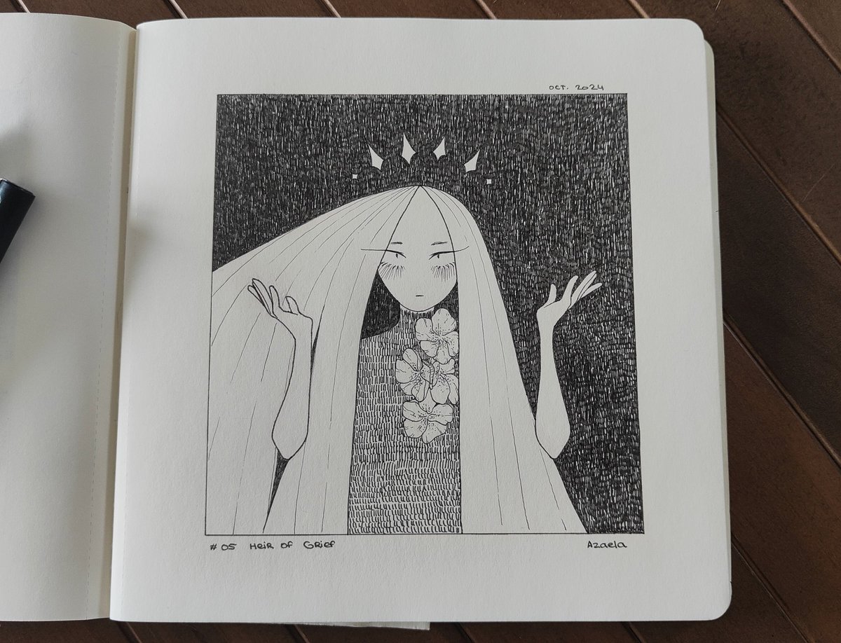 October 5th • Heir of Grief

+ Azaela #plantober2024

#inktober #artober