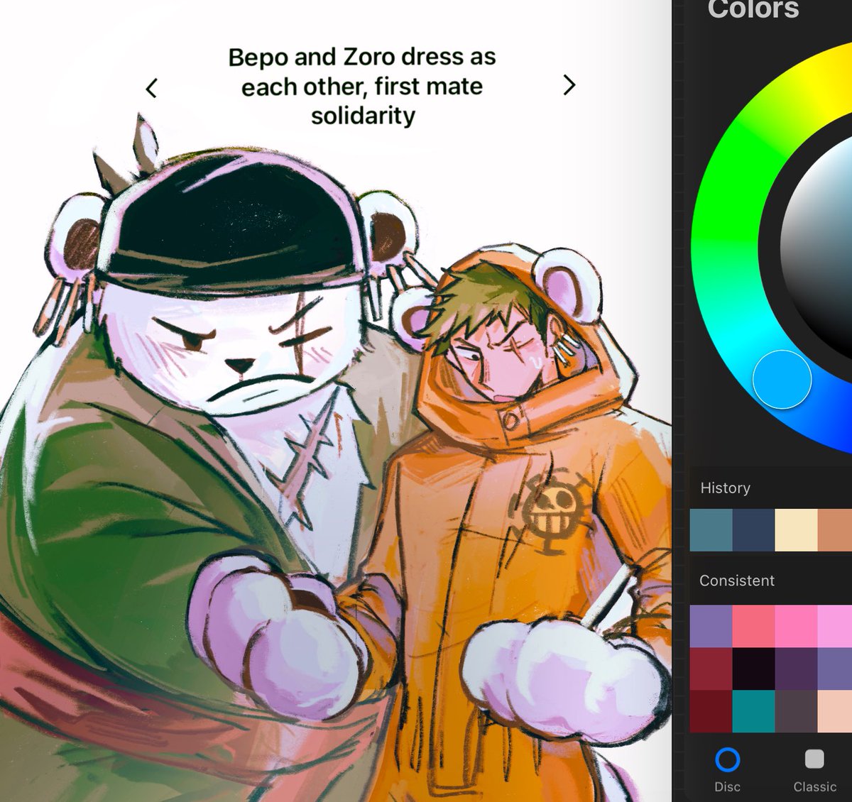 erasartt's tweet image. LMAO this was really fun to make 

#onepiece #zoro #bepo