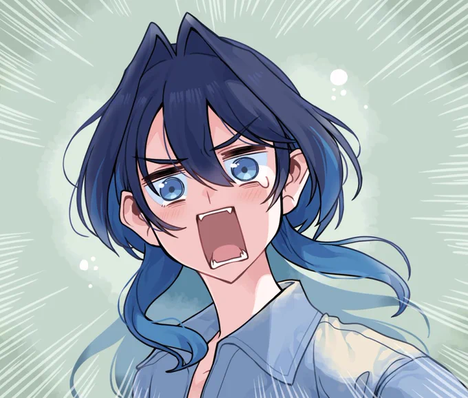 STOP LAUGHING !!!笑わないでよ!!!!#kronillust #holoGTAFA 