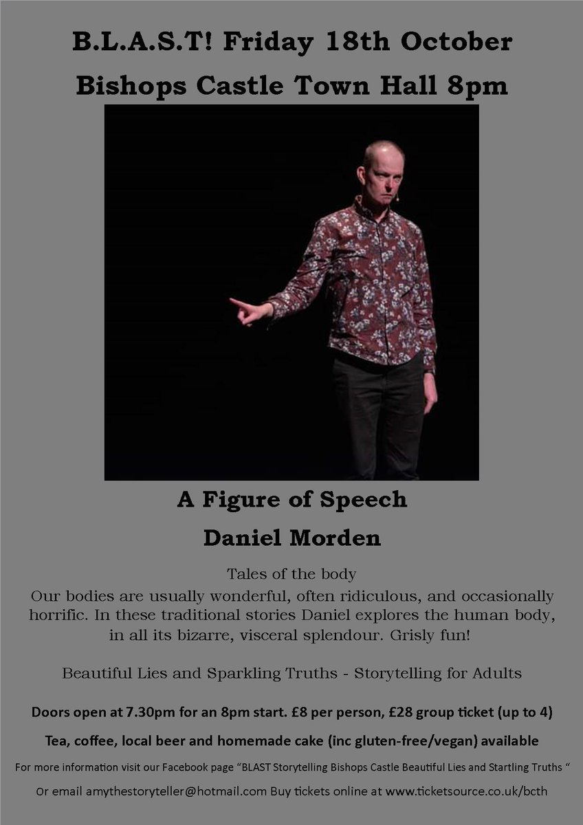 BLAST! Friday 18th October - mailchi.mp/73e04ed96127/b…