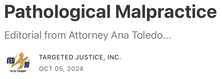 TargetedJustice's tweet photo. https://t.co/HxAzgQSfEE
#V2K #FreyEffect #MicrowaveHearing #Malpractice #Negligence #TSDB #FBI #CIA #Torture #WarCrimes #Children #TargetedIndividuals https://t.co/qO73Ztm8N3