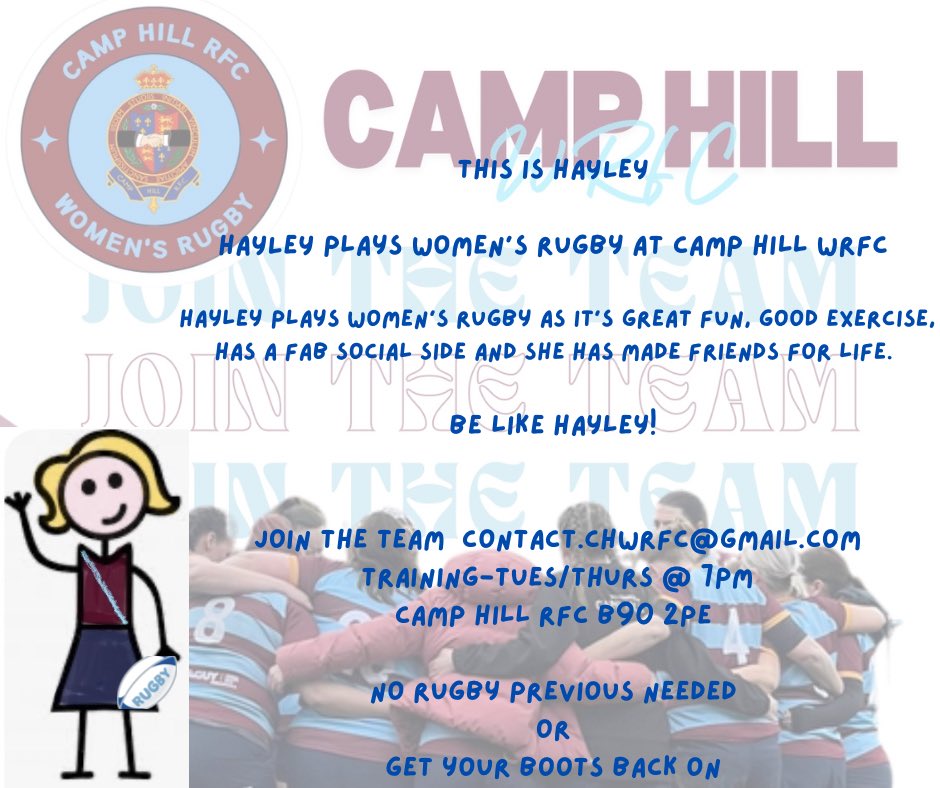 #jointtheteam #womensrugbyunion #playtogetherstaytogether