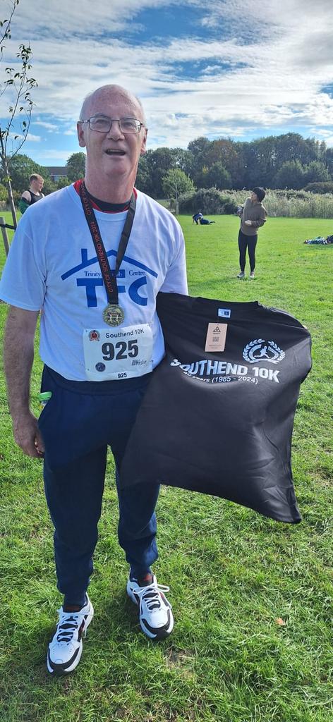 Thanks to everyone who supported and sponsored me in the Southend 10k today. About 900 pounds raised for a local Southend charity.