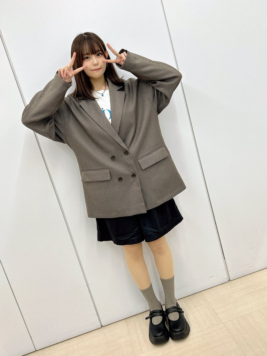 自撮りと全身📷 中はゲキクロさんコラボのそよちゃんTシャツを着てまし