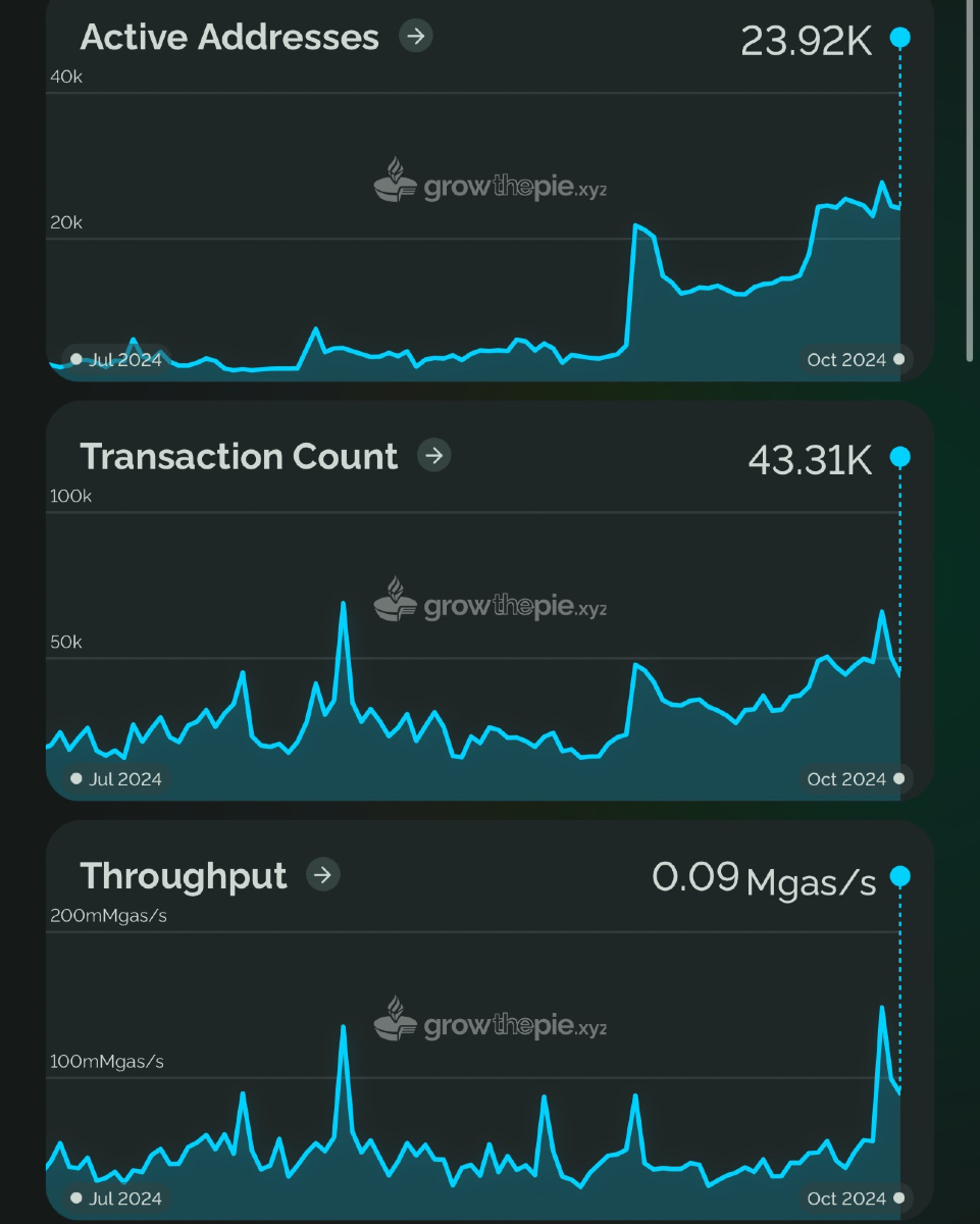 MetisL2's tweet photo. > Over 1 million wallets on Metis
> 7x the amount of active addresses since September 1st
> 3x the amount of daily transactions since September 1st

This is before:
➡️ @DeFiKingdoms PvP tournaments
➡️ Integration of @stakedotlink and @winksdotfun
➡️ Deeper ecosystem-wide integration of @chainlink’s CCIP
➡️ Onboarding of sequencer node providers which include global CEX leader @okx
➡️ Stuff we can’t say yet 👀

back to building…