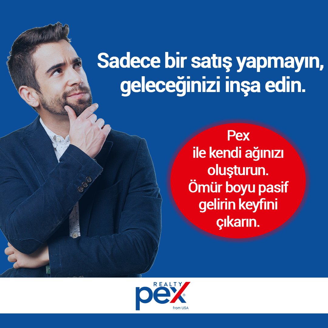 PexRealty's tweet photo. @Realtypex Sadece satış yapmayın, hayallerinizi gerçekleştirin! 🌟

PEX ile kendi ağınızı kurarak geleceğinize yatırım yapın. Sadece bugünü düşünmekle kalmayın, ömür boyu sürecek pasif gelirin keyfini çıkarın. Girişimcilik ruhunuzu harekete geçirin sınırlarınızı aşın. https://t.co/fYbCyxOuAg