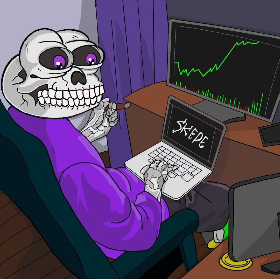 mehgahladon's tweet image. GM Jake
This is the best time to fill your bags with some $SKEPE
We grind daily and this CTO is ready for the moon and massive waves🌊🌊