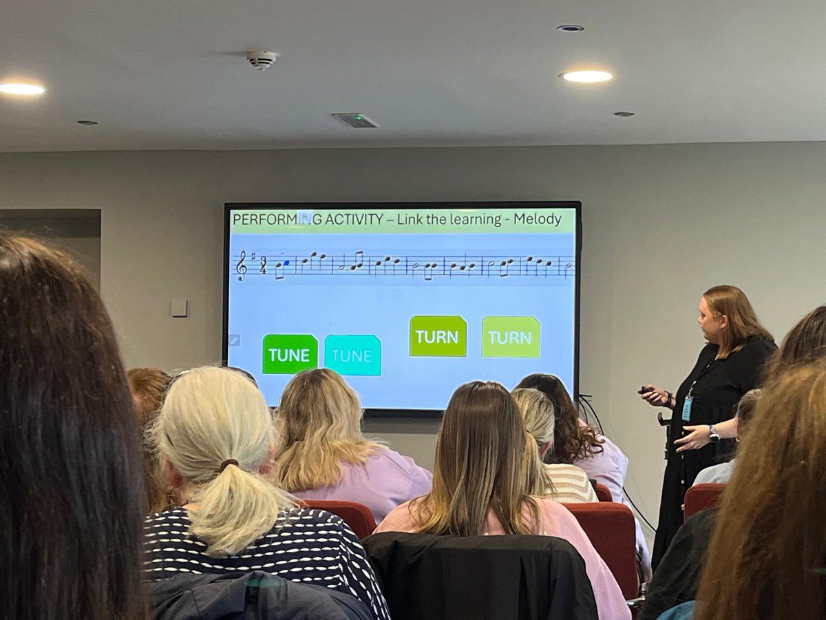 PPMTA's tweet photo. Fabulous insight into engaging all in Irish music lead by Kathryn Browne 🎵 #ppmta24 https://t.co/yxxZBoLelU