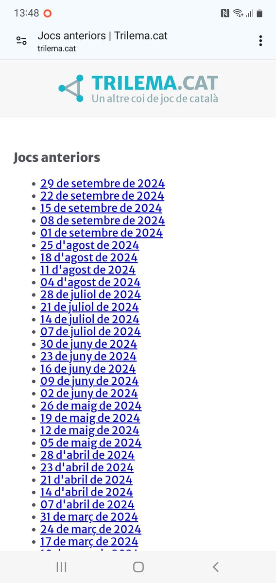 trilema_cat's tweet photo. T'agrada el trilema? Si no ens segueixes des del principi, pots jugar a TOTS els jocs anteriors:
👇🏼👇🏼👇🏼 https://t.co/QIesIYRDTn https://t.co/PZLA9CcYzp
