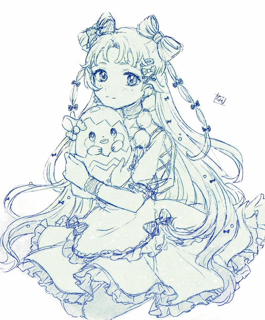 「パリンちゃんらくがきゴシック·ロリータ系のドレスも似合うと思うんだ#パリンの自由」|なみらのイラスト