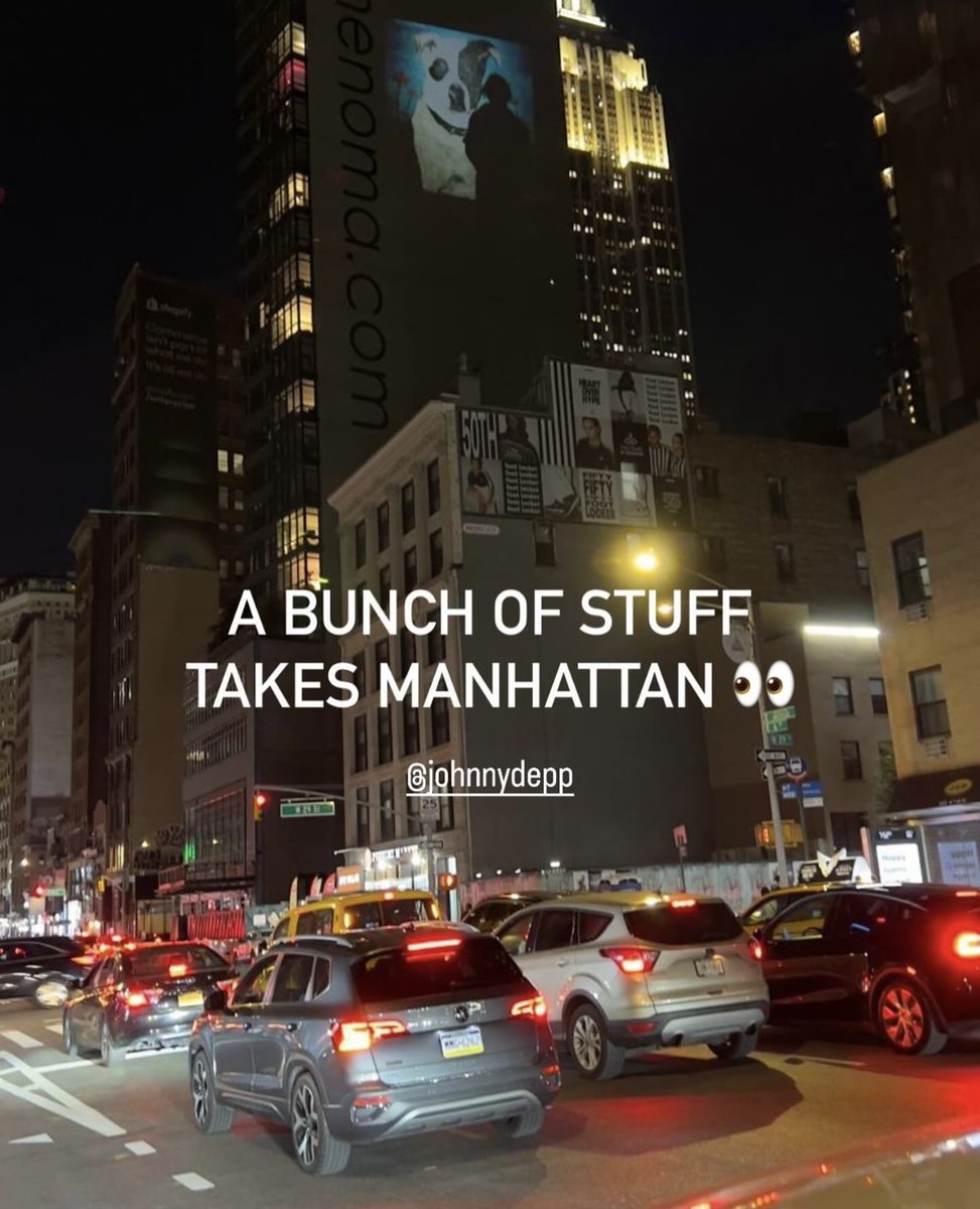 JohnnyDeppNFT's tweet photo. Are you ready? #ABunchOfStuff takes Manhattan. 

Images courtesy of A Bunch Of Stuff

#JohnnyDepp #NYCexhibition #experience https://t.co/OUG6qTO0d6