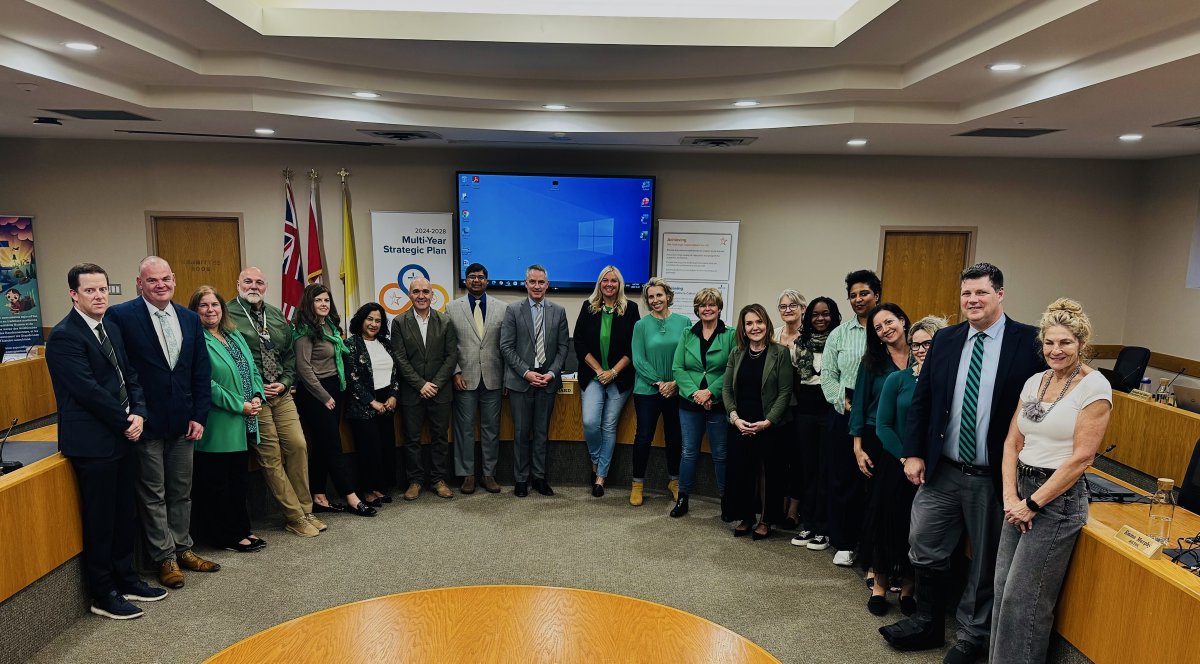 #HCDSB trustees &amp; senior staff wearing green in support of #WorldCPDay! We ALL play a role in raising awareness, enhancing opportunities and removing barriers for people living with Cerebral Palsy.  💚
