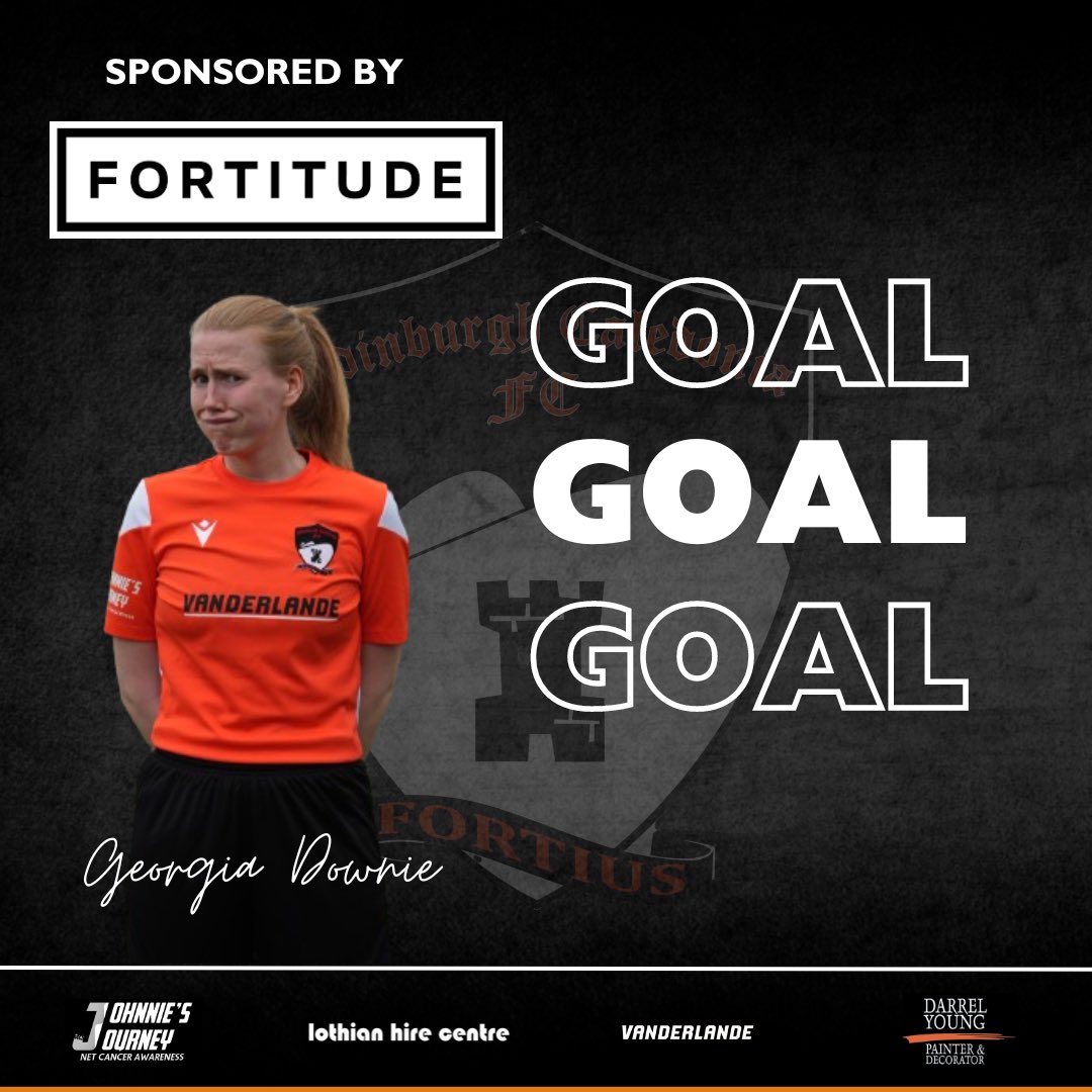 EdinburghCaley's tweet image. GOAL! Georgia opens the scoring from a Alexis corner. 

Georgia is sponsored by @FortitudeCoffee