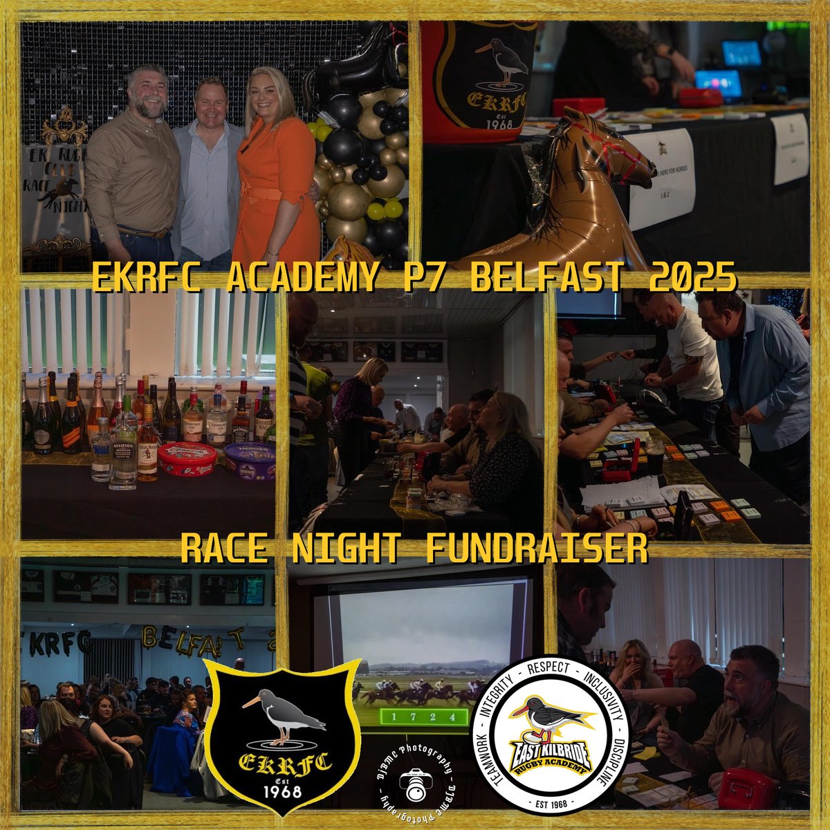 WOW! What a night. Huge thanks to the P7 coaches for organising the race night and raising a whopping £4080.80 towards the P7 tour to Belfast! Just goes to show when a community like EKRFC pulls together, what can be achieved!
