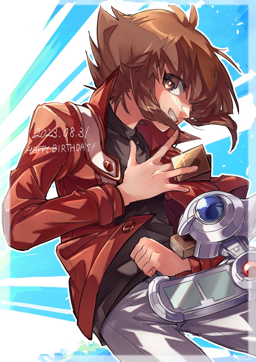 kisuzu_th319's tweet photo. gx20周年だけど全くイラスト完成してないので過去絵を… https://t.co/QA2kSGKqm3