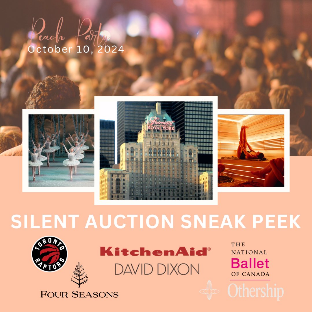 bcsf_ca's tweet photo. Silent auction items that make a difference for breast cancer patients in the most challenging fight of their lives.

Grab your Peach Party 2024 ticket now before they’re gone! https://t.co/L3JZxKIZS7

#BCSFPeachParty24 #SupportBreastCancer #MakeADifference #TorontoEvents https://t.co/mWbXl8OAf4