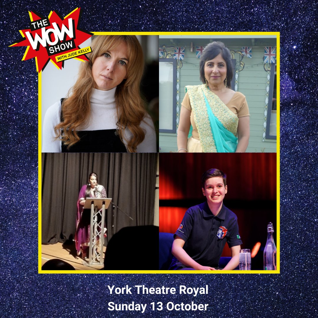 The best part of prepping for The WOW Show with Jude Kelly? Reading the nominations for local heroes 🎉 From every town we visit, we’ve found incredible people making a difference in their communities. Join us this week to celebrate them! 🌟 thewowfoundation.com/events/the-wow…