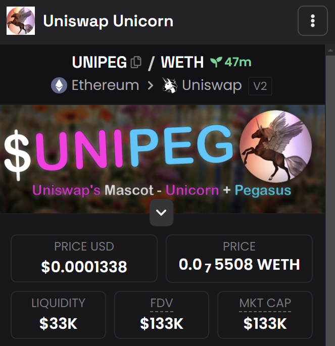 unipegerc's tweet photo. We're live and screener is updated!
Liquidity Burned - Renounced - 0% Tax

$UNIPEG

CA: 0xbf002f670fDCB2a21BC6A2a2D78E9E975ABd8ff2

https://t.co/roIGR8lRUM https://t.co/BFMdd5fJ84