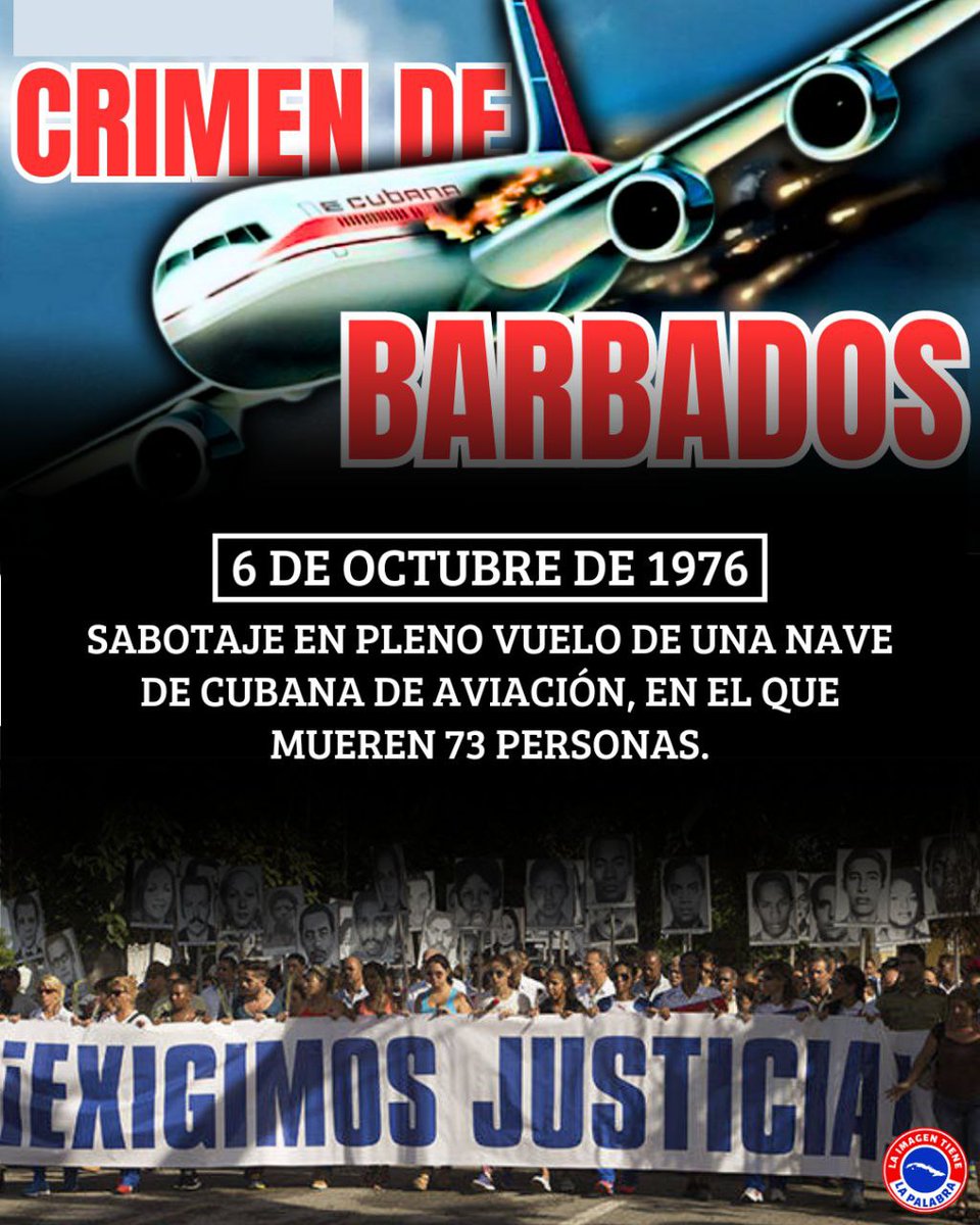 Los Estados Unidos mantiene a Cuba en una lista de países patrocinadores del terrorismo. 

Históricamente desde USA se han preparado y pagado a terroristas para que cometan acciones contra la Revolución cubana. 

La hipocresía imperial es evidente. 
#NoAlTerrorismo