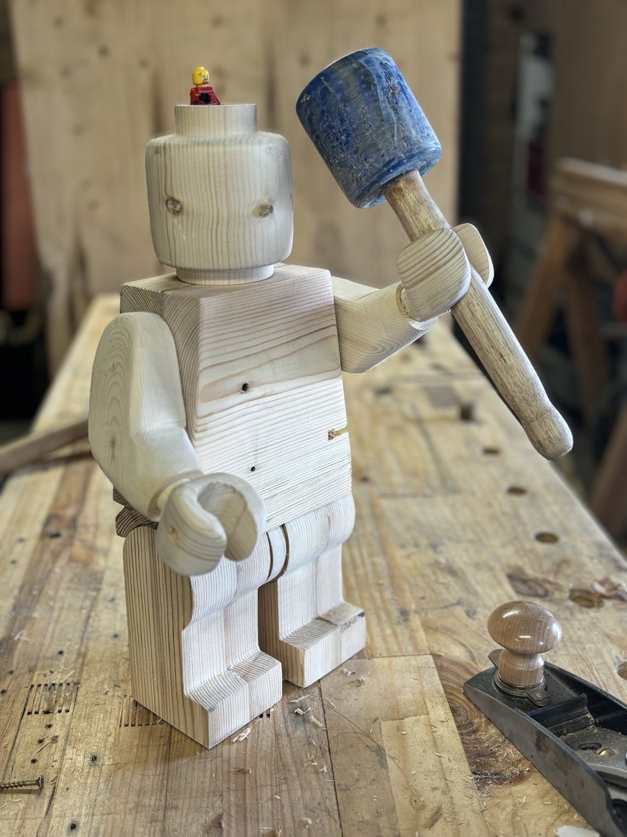 I may have over engineered my mallet holder 🤣 #relaxingweekend