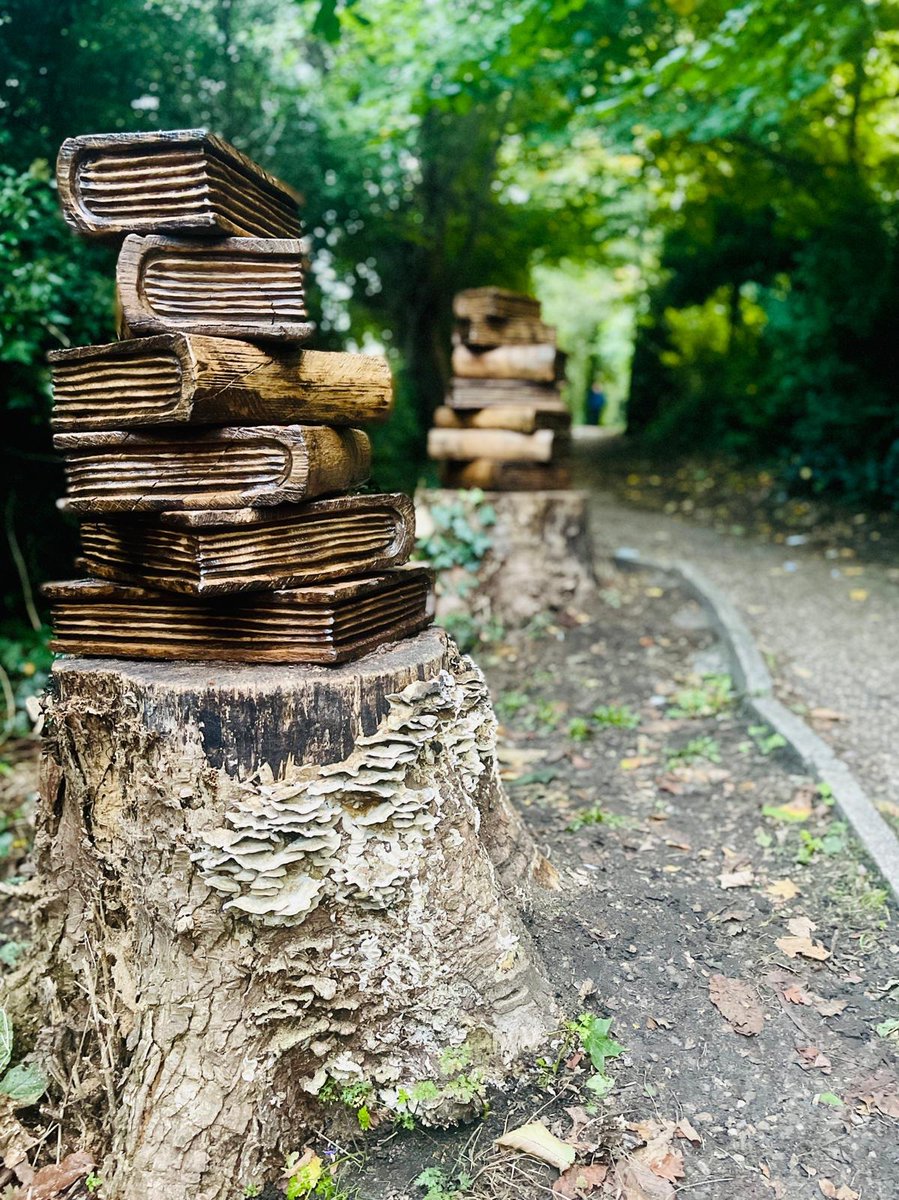 OldLibraryWood's tweet image. Our team has been working hard to sand and re varnish our lovely sculptures. They really have got a new lease of life!