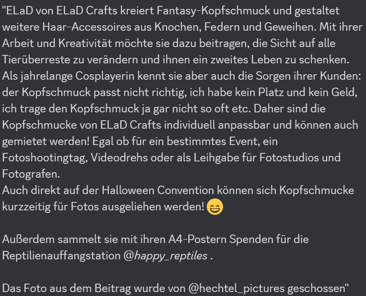 JACKT_Sachsen's tweet photo. Nicht mehr lange bis zur Con, also weiter geht's!
Ihr wollt mehr Infos zu unserer Convention?
Dann folgt dem Link in der Bio zu unserer Internetseite!
#jackt #jacktsachsen #convention #cosplay #cosplayconvention #halloweenconvention #halloweencosplay #chemnitz #sachsen https://t.co/E7CgVRxfVH