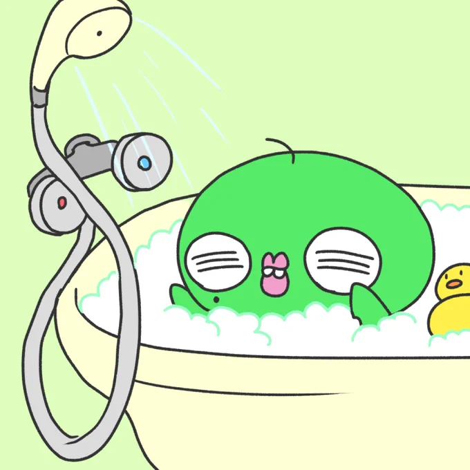 とりあえず熱が下がったので入浴 