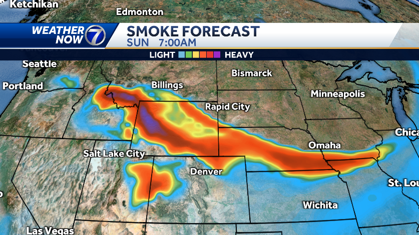 CaitlinHarveyWX's tweet photo. Smelling smoke this morning? It's Idaho. https://t.co/1dDhdW8CC1