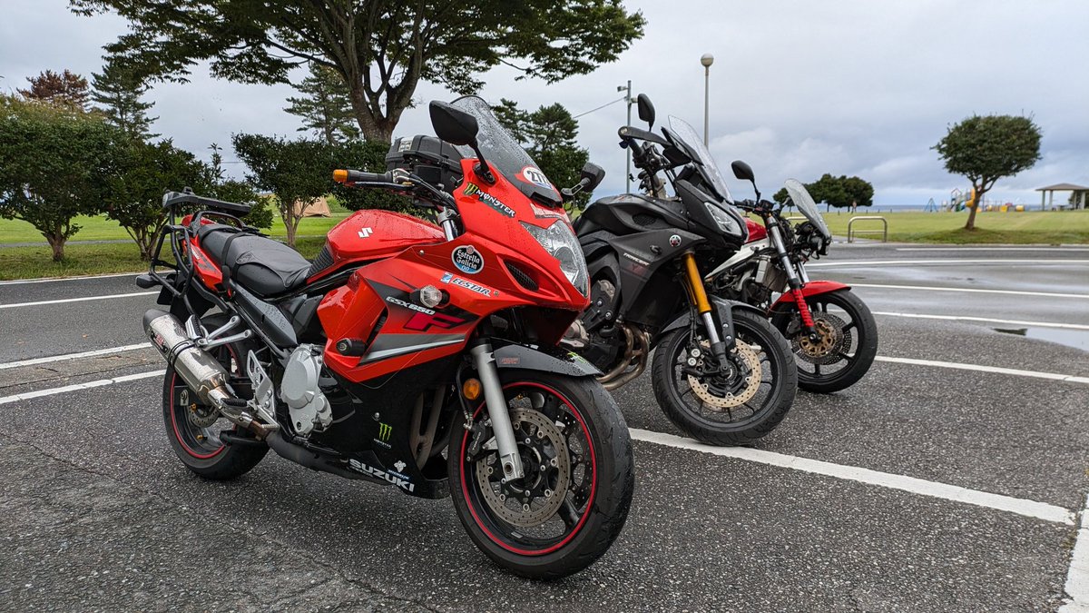polder100's tweet photo. 福島県の《天神岬キャンプ場》に仲間とキャンツー🏍️🏕️
帰り掛けにエリア内の温泉♨️にて癒やし〜^_^
#SUZUKI
#GSX650F
#温泉
#コーヒー牛乳 https://t.co/KdsobyEsri