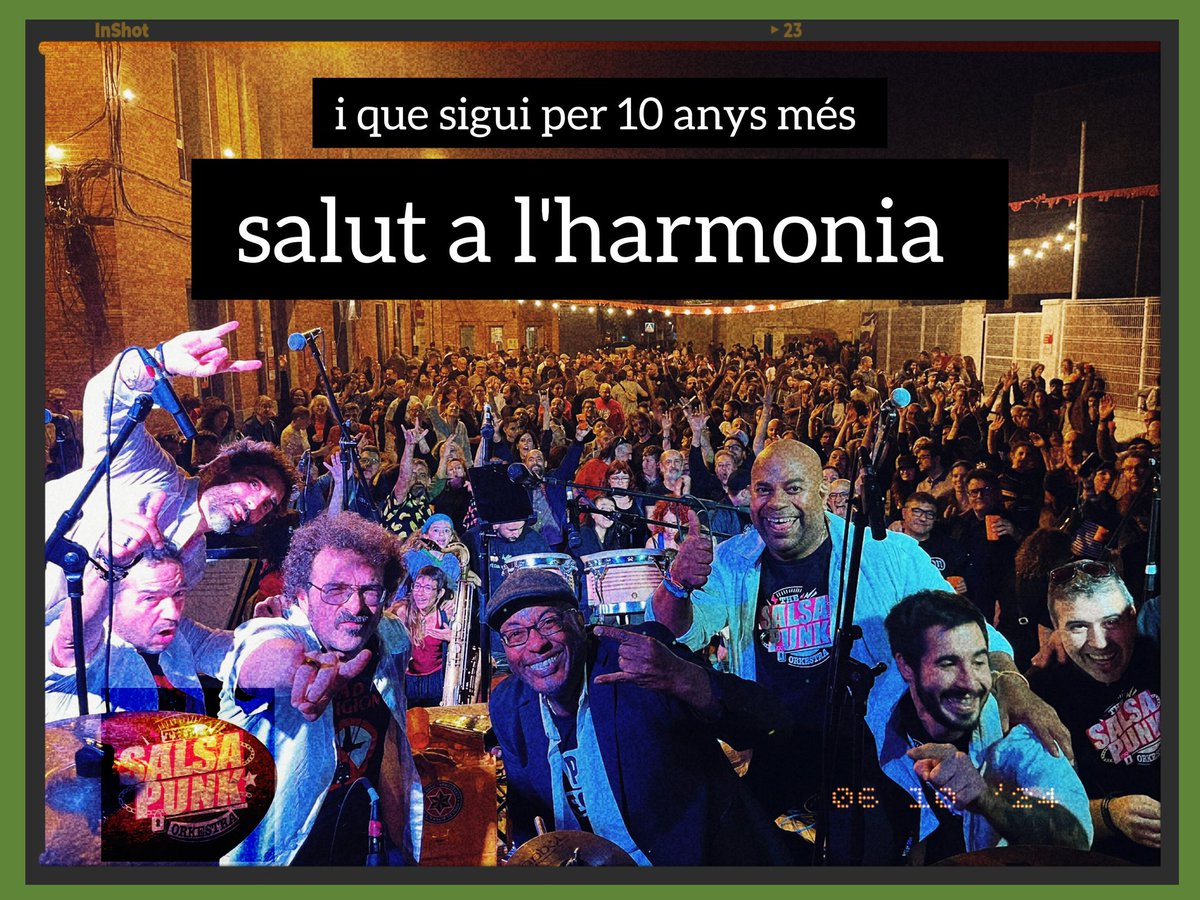 moltes gràcies per deixar-nos compartir el nostre guaguanco distorsionat
#nevermindthebongos

<a href="/AteneuHarmonia/">Ateneu L'Harmonia</a> <a href="/ekaitz_garate/">.·.·.ekaitz.·.·.</a>