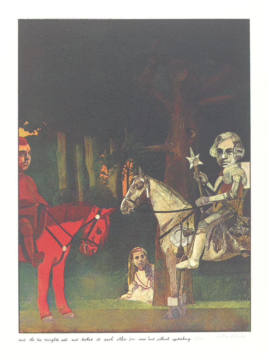 Alice in Wonderland 📖 🐰 

‘We still believe in painting with oil paint on canvas, putting the picture in the frame and hopefully, that someone will like it, buy it, and hang it on their wall to enjoy it’

🖼️ - Sir Peter Blake - Alice In Wonderland (1970-1)