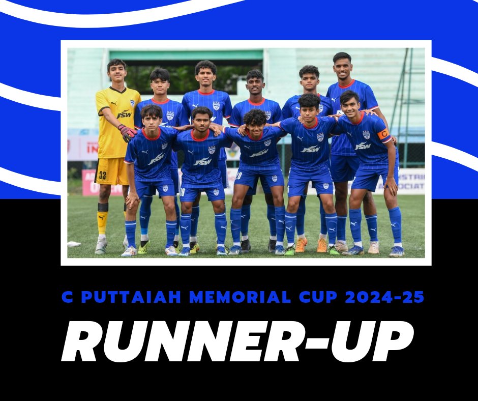Namma_Sports24's tweet photo. Congratulations @FC_Agniputhra for becoming the champions of UrbanrisE C Puttaiah Memorial Cup 2024-25. Well played @bengalurufc
#bdfa #football #karnatakafootball #ksfa #indianfootball #bdfasuperdivision #karnataka #kannada https://t.co/5XWZrwKrDQ