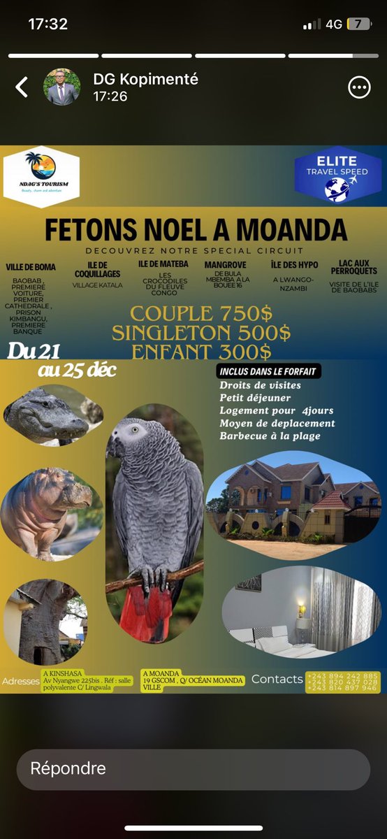 Joe_Ndagano_243's tweet image. Visitons moanda et découvrons toutes ses merveilles