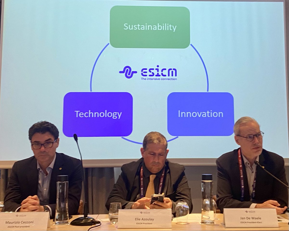 ⭐️President-Elect <a href="/criticcaredoc/">Jan De Waele MD</a> presented 
✨<a href="/ESICM/">ESICM</a> #GreenICUProject Which will be released during #lives2024
✨<a href="/ESICM/">ESICM</a> #IntensiveCareInnovationForum in Milan next 6-8 February 2025!!