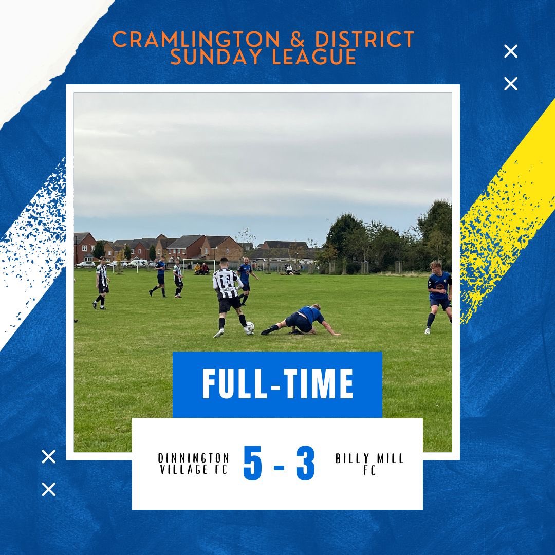 Another competitive game against <a href="/NSBillyMillFC/">NorthShields BillyMill</a> saw the village walk away 5-3 winners. 
⚽️⚽️ Lamin Singhateh
⚽️⚽️ Davey Collins
⚽️ Karl Wilson

⭐️ Michael Old 

Good luck to the lads at Billy Mill for the rest of the season 

#UTDV