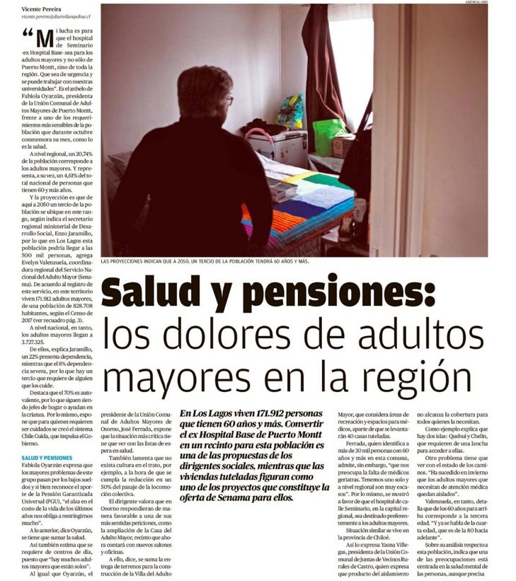 Valoramos que las agrupaciones concuerden con la propuesta que presentamos con <a href="/ale_santanat/">Alejandro Santana Tirachini</a>,  de habilitar el ex Hospital Base como un centro de atención de salud preferencial para adultos mayores. Se trata de una población en aumento, que necesita el apoyo de las autoridades.