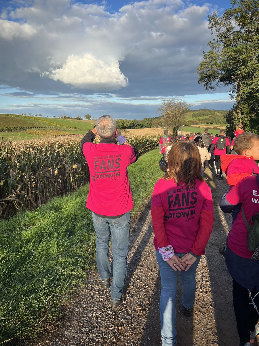 CLandomiel's tweet image. #OctobreRose une belle marche dans le #kochersberg autour de Neugartheim-Ittlenheim hier pour les Foulées Roses 2024 👍