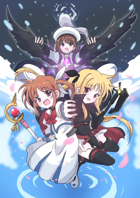 #なのは20周年 #リリカルなのは INNOCENT STARTERを聞きながら描きました。20周年おめでとうございます......! 