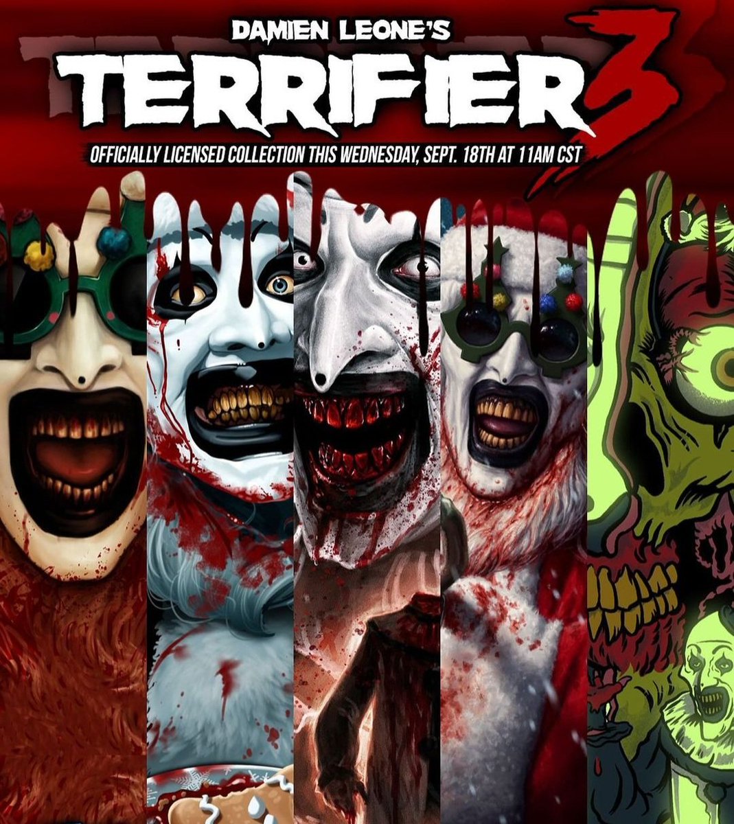 ChipCarriere's tweet photo. Off to #NewYork for the #Terrifier3 premiere. Looking forward to seeing the @TerrifierFilm survivors. Coming for you #ArtTheClown https://t.co/Kmq0kNIK4X