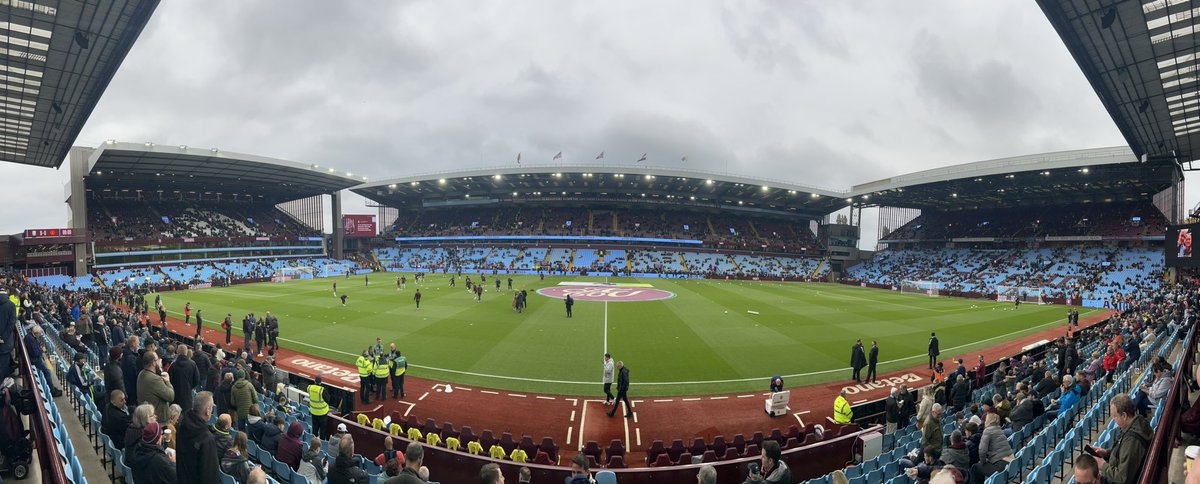 PIrelandIIAPS's tweet photo. Will be hard to beat the atmosphere from the Bayern match but hopefully we can get a result this afternoon!! #AVFC @AVFCOfficial https://t.co/GZkFzuEyV5
