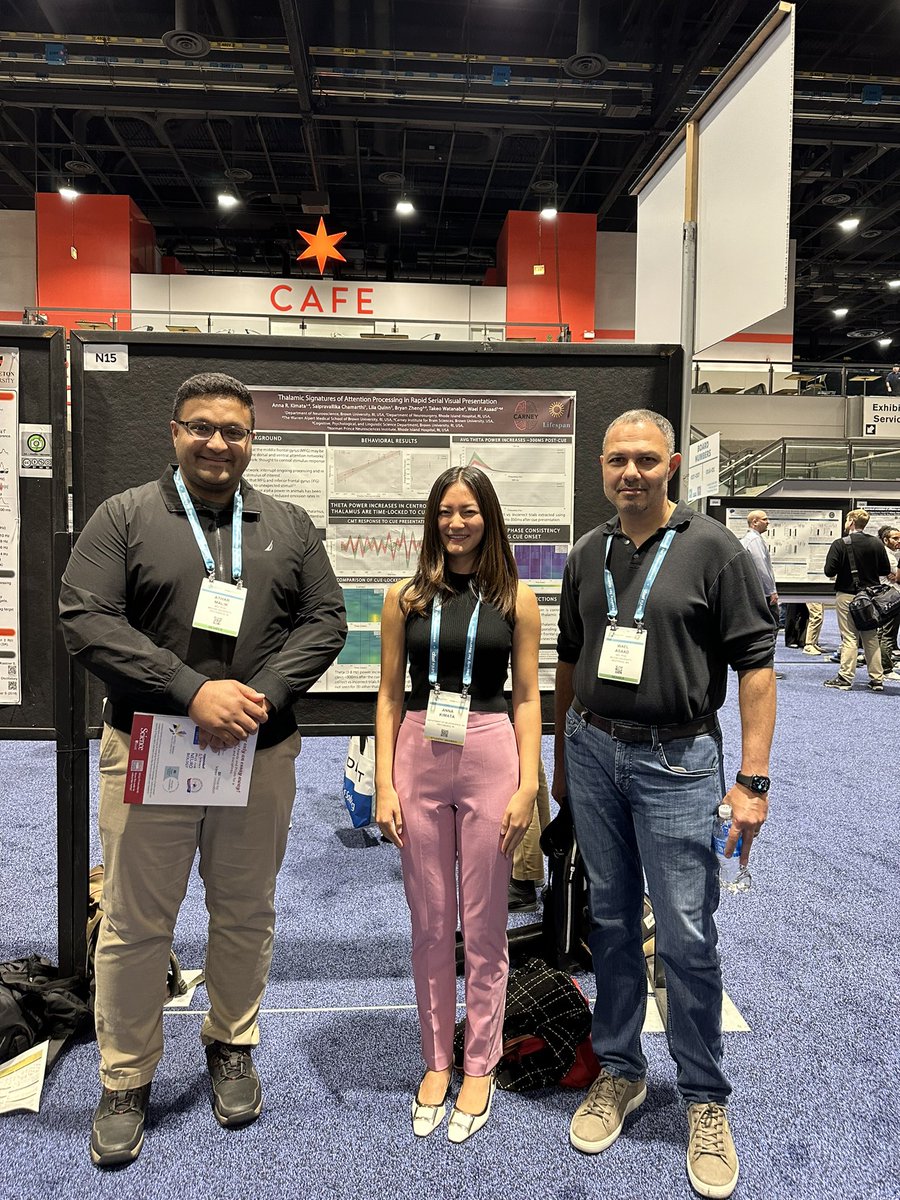 Thanks to everyone who stopped by yesterday afternoon to hear me talk about the thalamus in attention🤗 and big thanks to my mentors <a href="/WaelFAsaad/">Wael Asaad MD, PhD</a> <a href="/AtharNMalik/">Athar N Malik, MD, PhD</a> and the support from <a href="/CarneyInstitute/">Carney Institute for Brain Science</a> <a href="/BrownNSGY/">Brown Neurosurgery</a> <a href="/BrownUNeuro/">Brown Neuroscience</a> <a href="/BrownMedicine/">The Warren Alpert Medical School</a> #sfn2024 <a href="/SfNtweets/">Society for Neuroscience (SfN)</a>