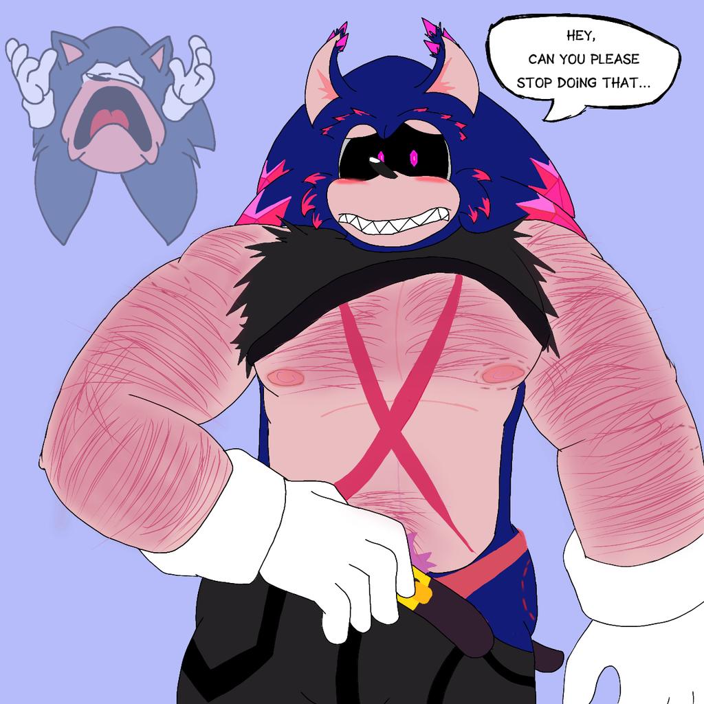 Hedgehog1980s's tweet image. Papi xenophanes #xenophanes #execomunity #exe #sonicexe #furrybara #bara #baraart #flop #sfm