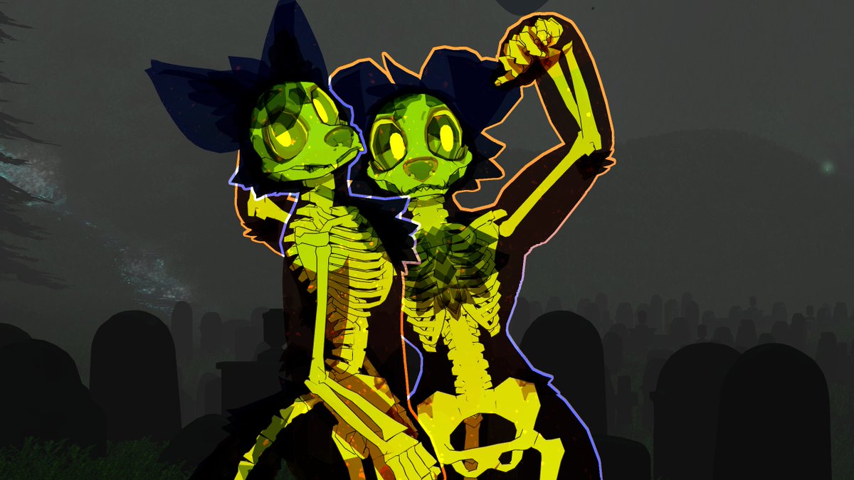 🎃SPOOKY SCARY SKELETONS !✨ A new Addon/Avatar Base now available on Gumroad!
#furry #halloween #vrchat
kokou.gumroad.com/l/mrskellybones