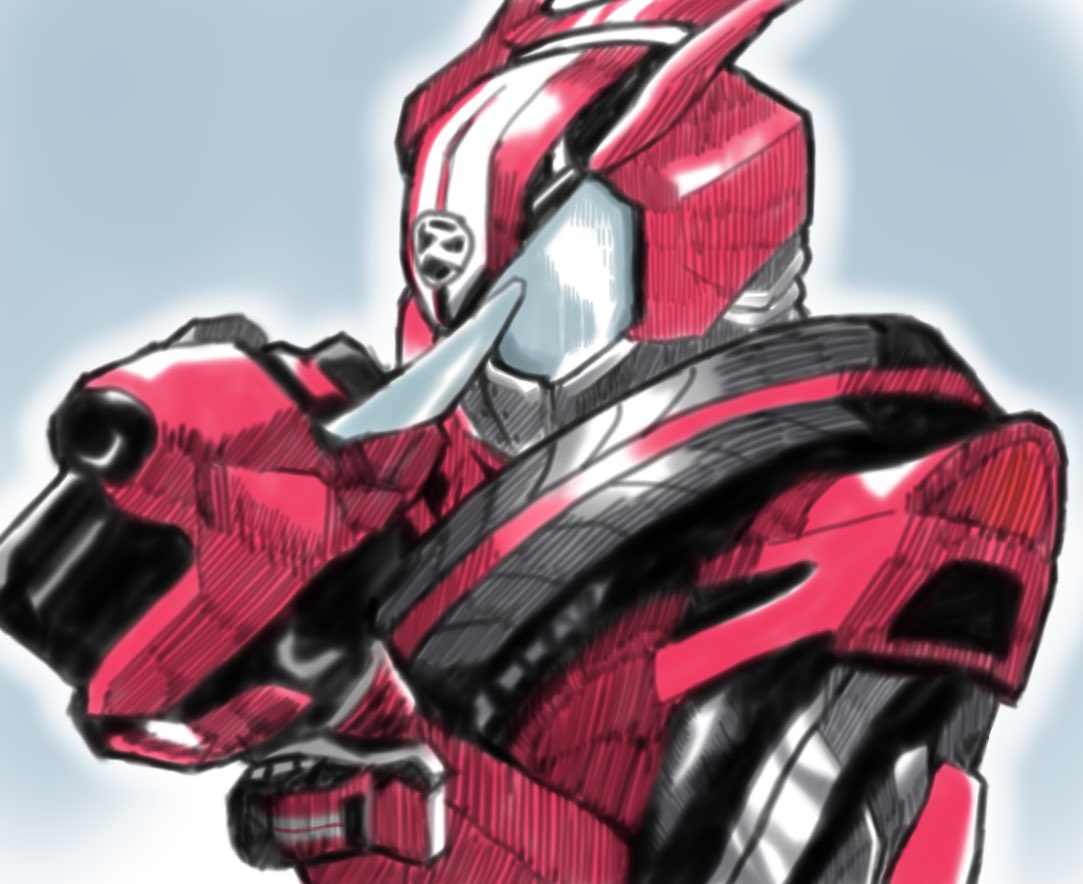 jorimou's tweet photo. バイクには乗らないライダーって何だよと今でも思うことはあるが、好きな作品です。
ドア銃のこの持ち方すこ

#仮面ライダードライブ10周年 https://t.co/Q5P6oEYGYj