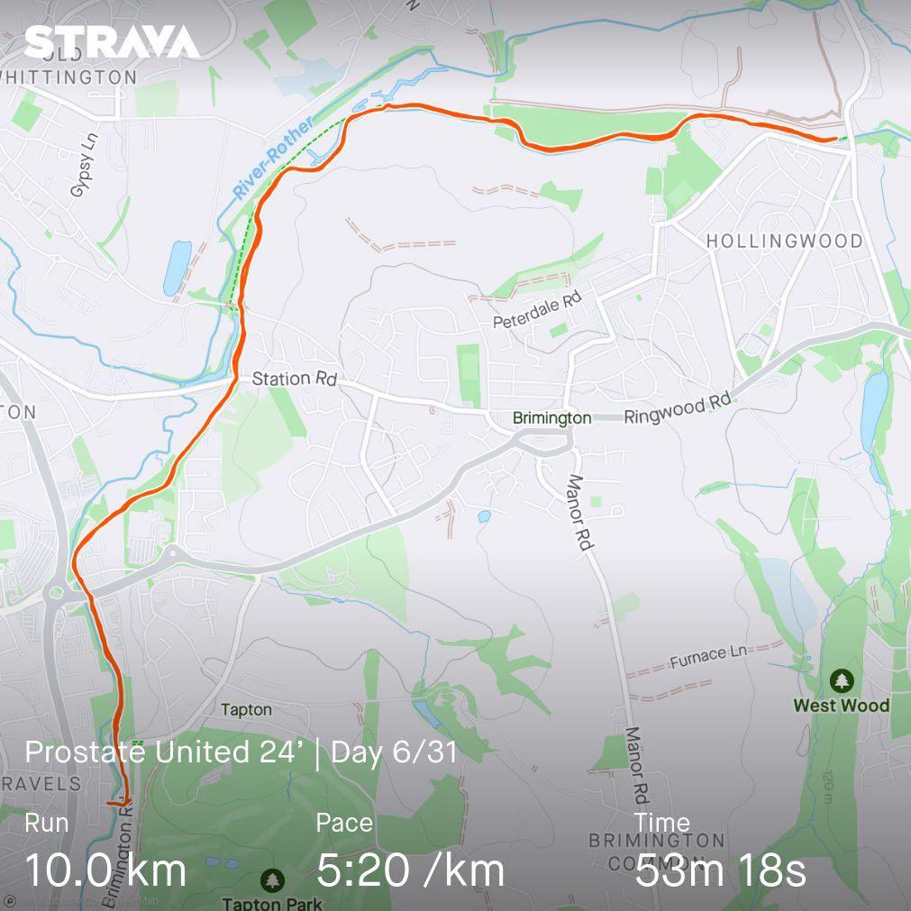 robbo_leo's tweet photo. Prostate United 24’ | Day 6/31

Still a few niggles but overall felt better today. Looking forward to this cold shifting!

⁦Keep going everyone!

@prostateunited⁩ https://t.co/amcTZBHoni