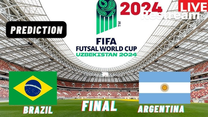 FIFAWCLivex's tweet photo. En vivo🎥FIFA Futsal World Cup FINAL 2024 ,,^^
🎥Brazil vs Argentina Live Stream..!!!

If Stream Stops🔔Watch Here 👉 @FFWCLive

Follow @FFWCLive for Stream Updates!

🗓 6th October 2024, 20:45
📍Uzbekistan

#FutsalWorldCup #BrazilArgentina #LiveStream #FFWC2024 #FutsalFinal https://t.co/437u3nEH7x