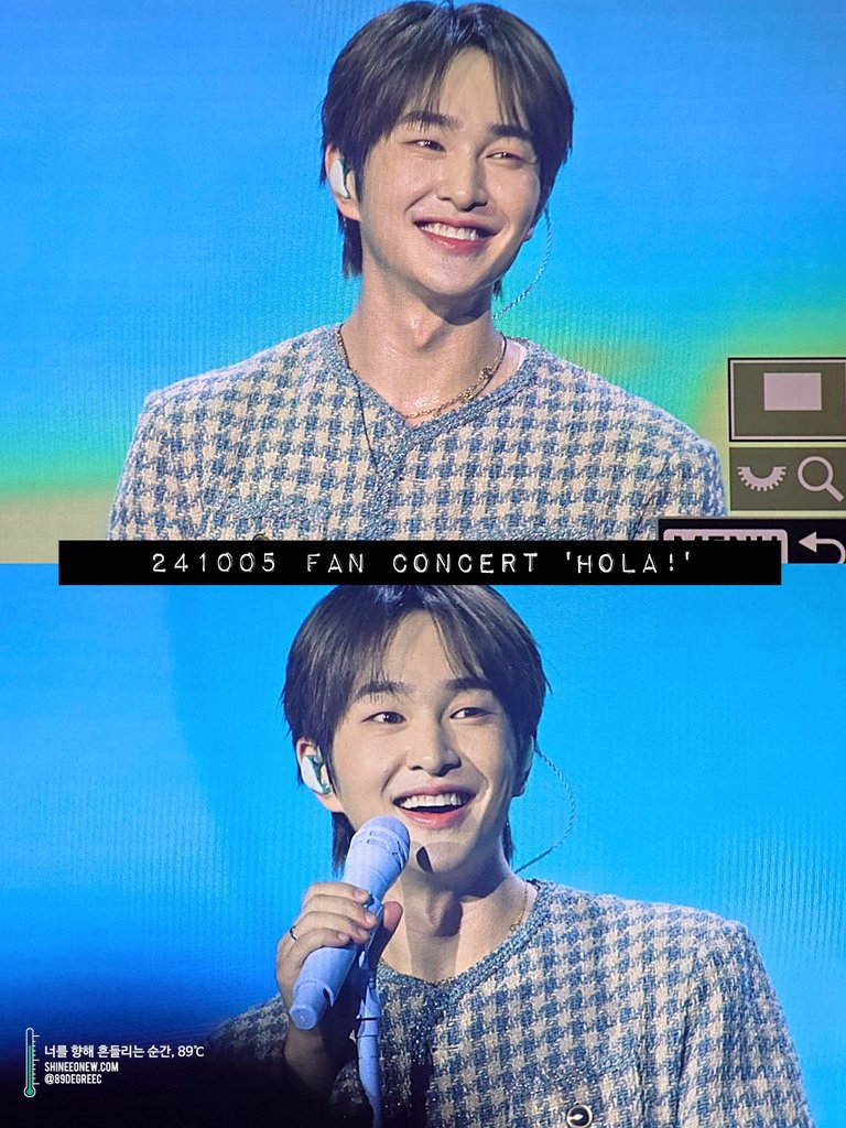 89degreec's tweet photo. 241005 팬콘서트 'Hola!' 온유✨️ 예쁘고 예쁘고 또 예쁘고🥹💛 https://t.co/zBVmTm0PYm